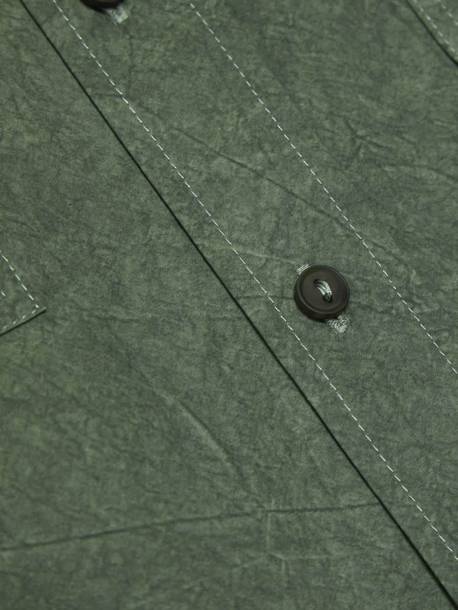 МЕЧ — Рубашка ss24 Shirt Dyed Forest Green