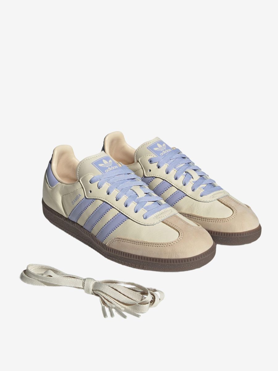 ADIDAS ORIGINALS — Samba OG Cream White/Violet Tone