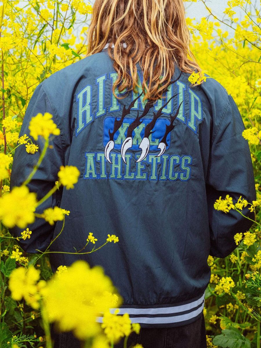 RIPNDIP — Куртка Athletics Stadium Jacket Navy
