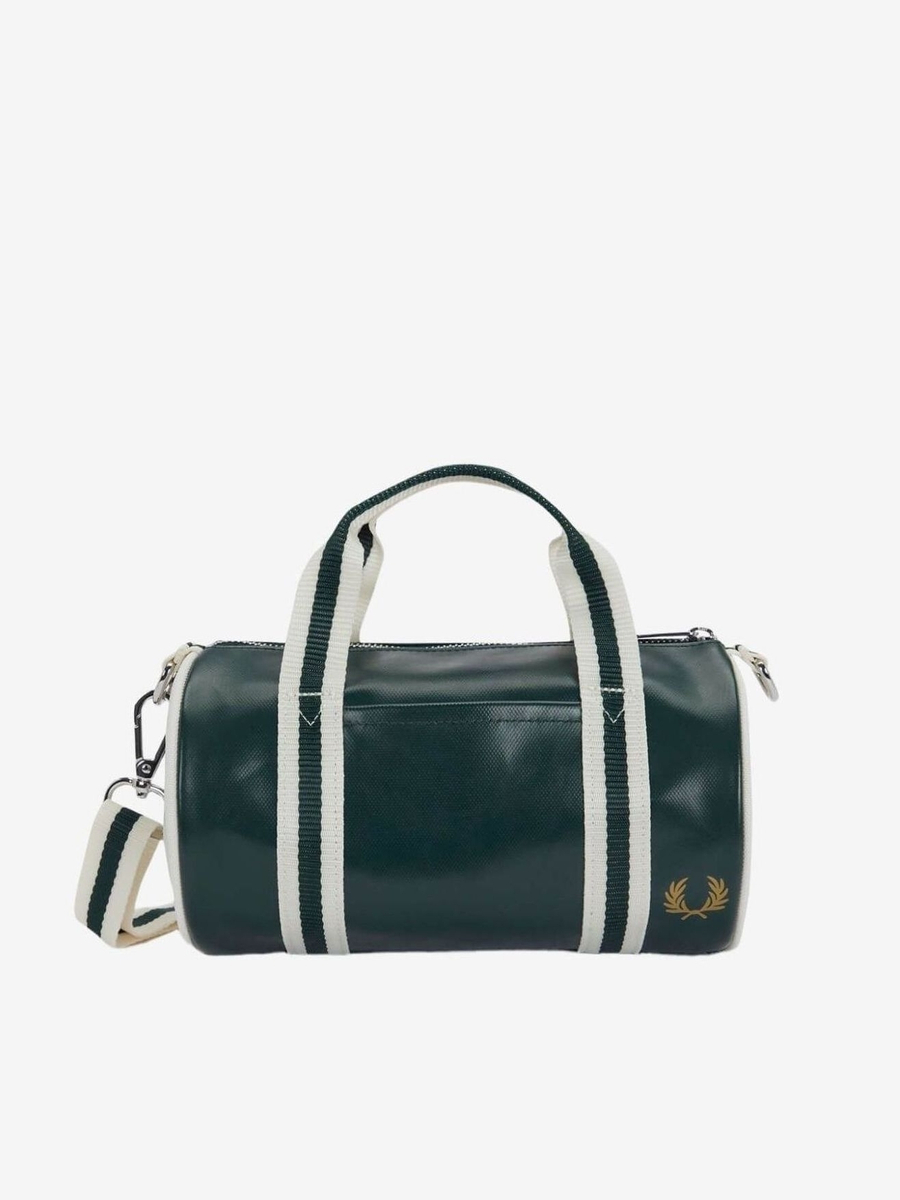 FRED PERRY — Сумка Classic Mini Barrel Bag Grassroots/Ecru