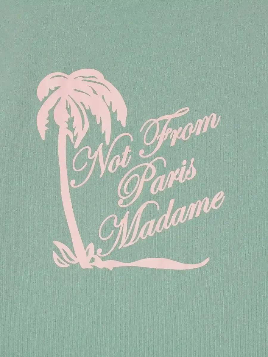 DRÔLE DE MONSIEUR — Футболка T-shirt Slogan Palmiers Water Green