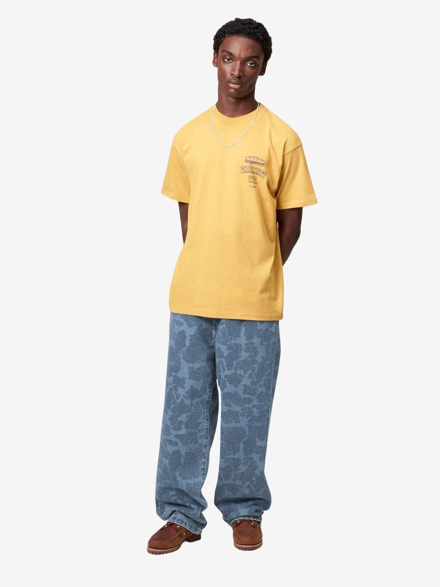 CARHARTT WIP — Джинсы Duck Landon Camo Blue (Bleached)