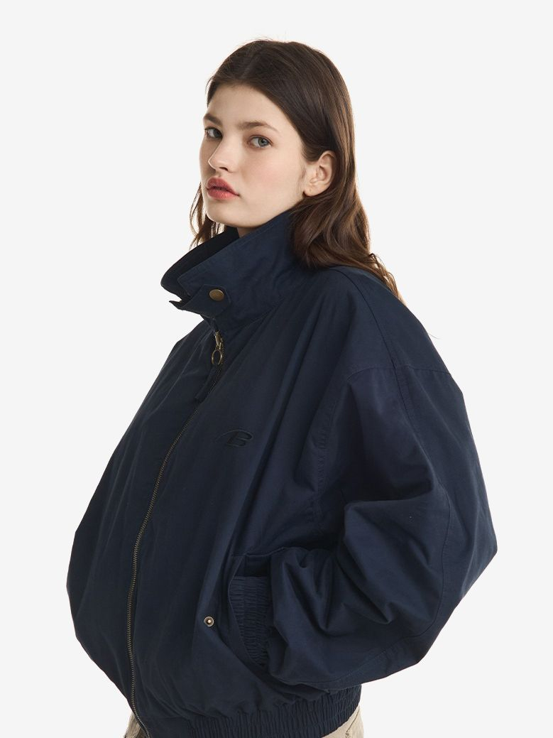 BRÛLER D’AMOUR — Куртка "Sans laisser de trace" Dark Navy