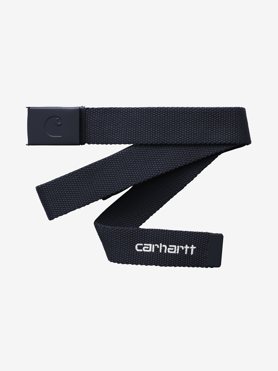 CARHARTT WIP — Ремень C-Logo Belt Tonal Dark Navy/White