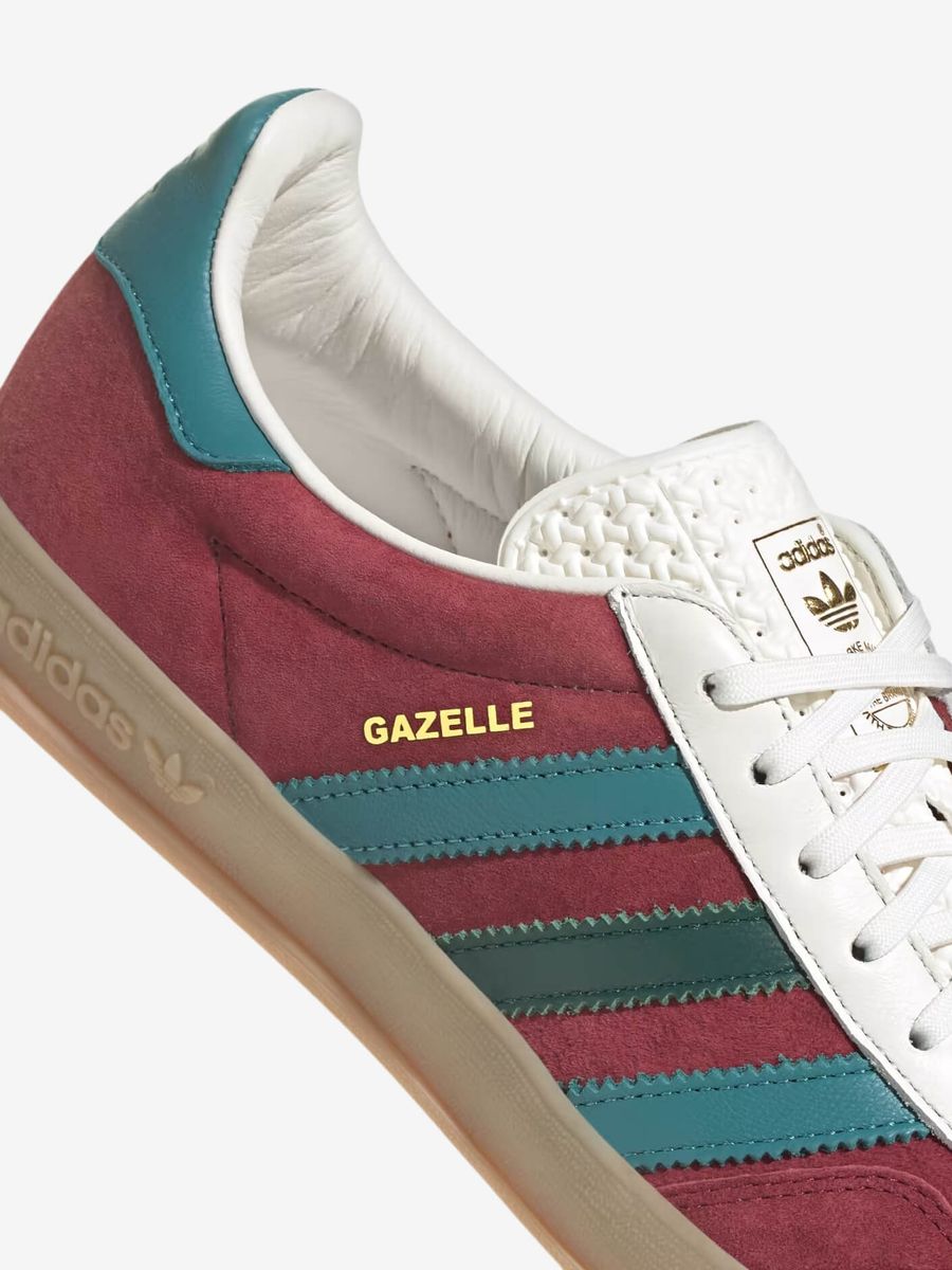 ADIDAS ORIGINALS — Gazelle Indoor Burgundy/White/Green