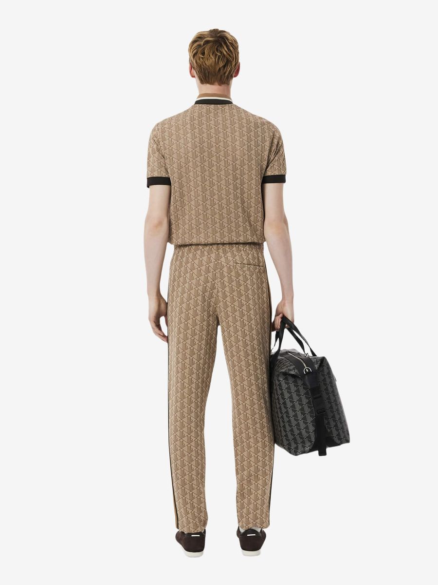 LACOSTE — Штаны Paris Regular Fit Monogram Brown