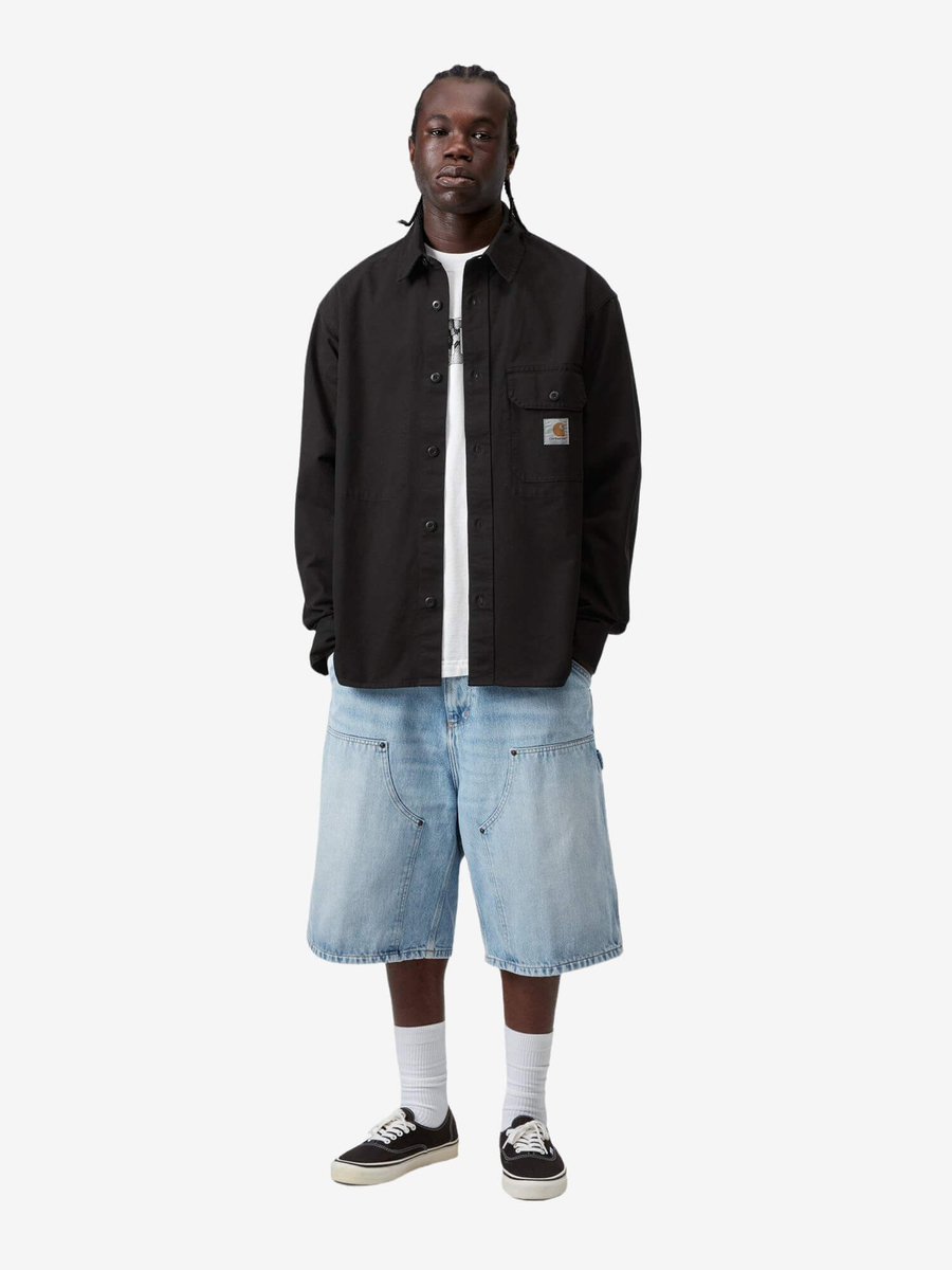 CARHARTT WIP — Овершот Reno Shirt Jac Black