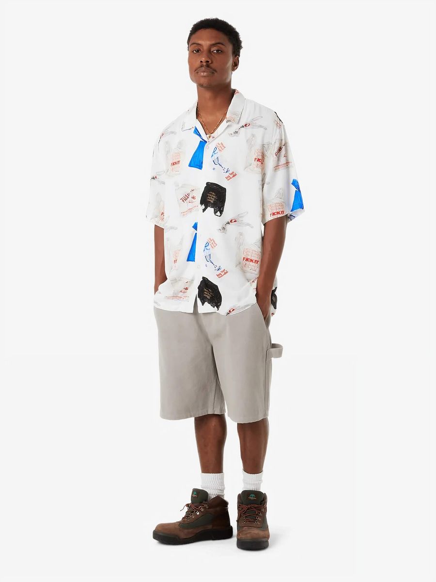 HUF — Рубашка Merida S/S Resort Shirt Multi