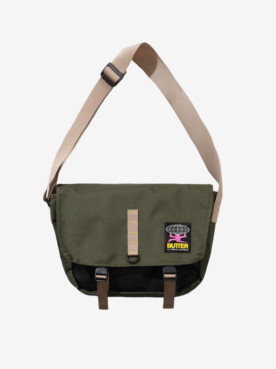 BUTTER GOODS — Сумка Commute Bag Olive/Khaki Ripstop
