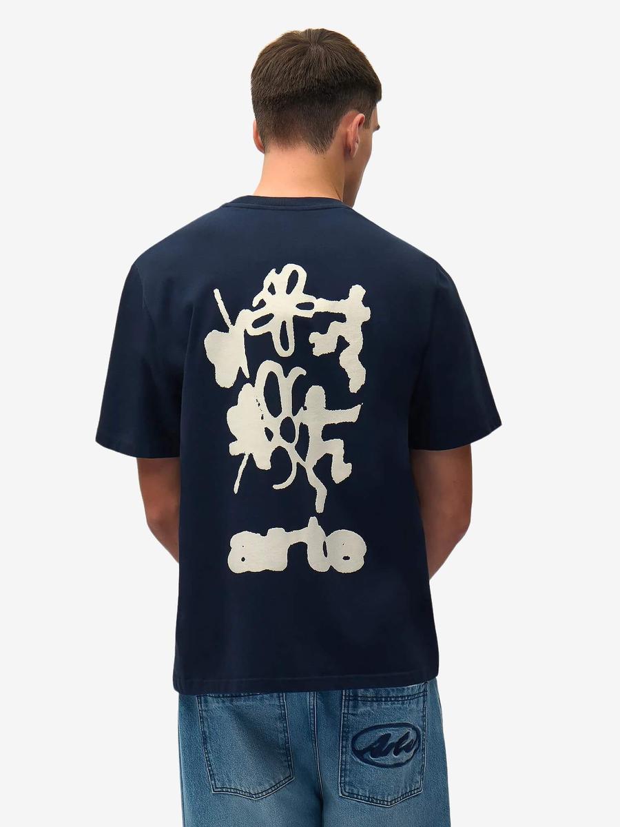 ARTE ANTWERP — Футболка  Blurry Back Print Navy