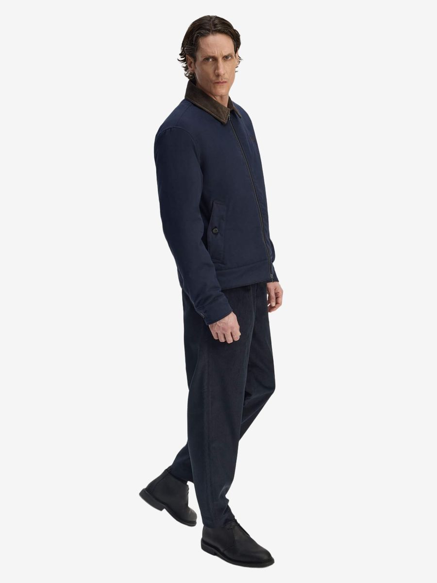 FRED PERRY — Куртка Cotton Caban Jacket Navy/White