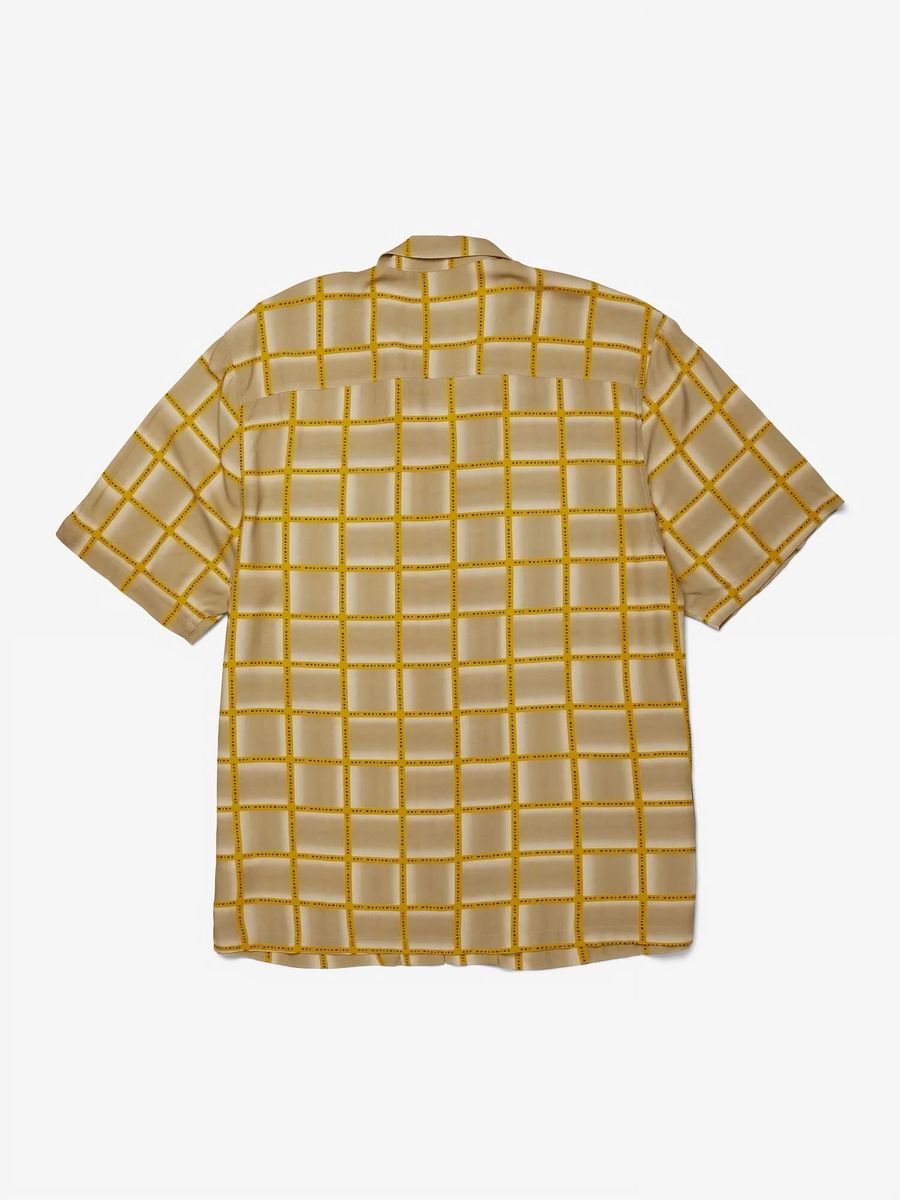 HUF — Рубашка Flynn S/S Resort Shirt Mustard