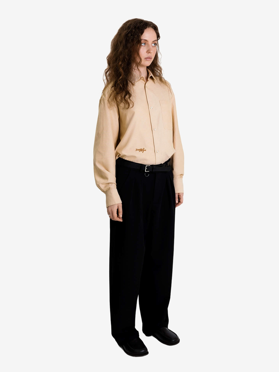 DISSIDENT — Штаны Graduate Wide Trousers in Black