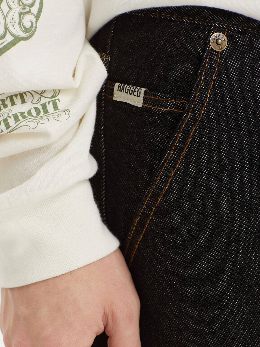 THE RAGGED PRIEST — Джинсы Outcast Pintuck Wide Jean Black