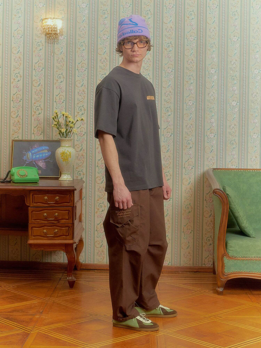 CALLED A GARMENT — Футболка Bug Темно-Серый
