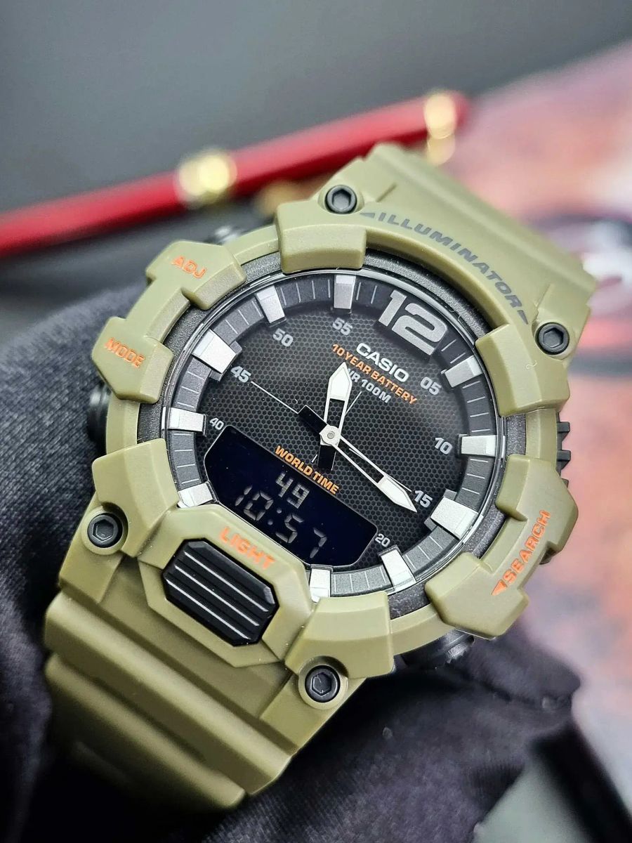 CASIO — Часы Combination HDC-700-3A3 Khaki