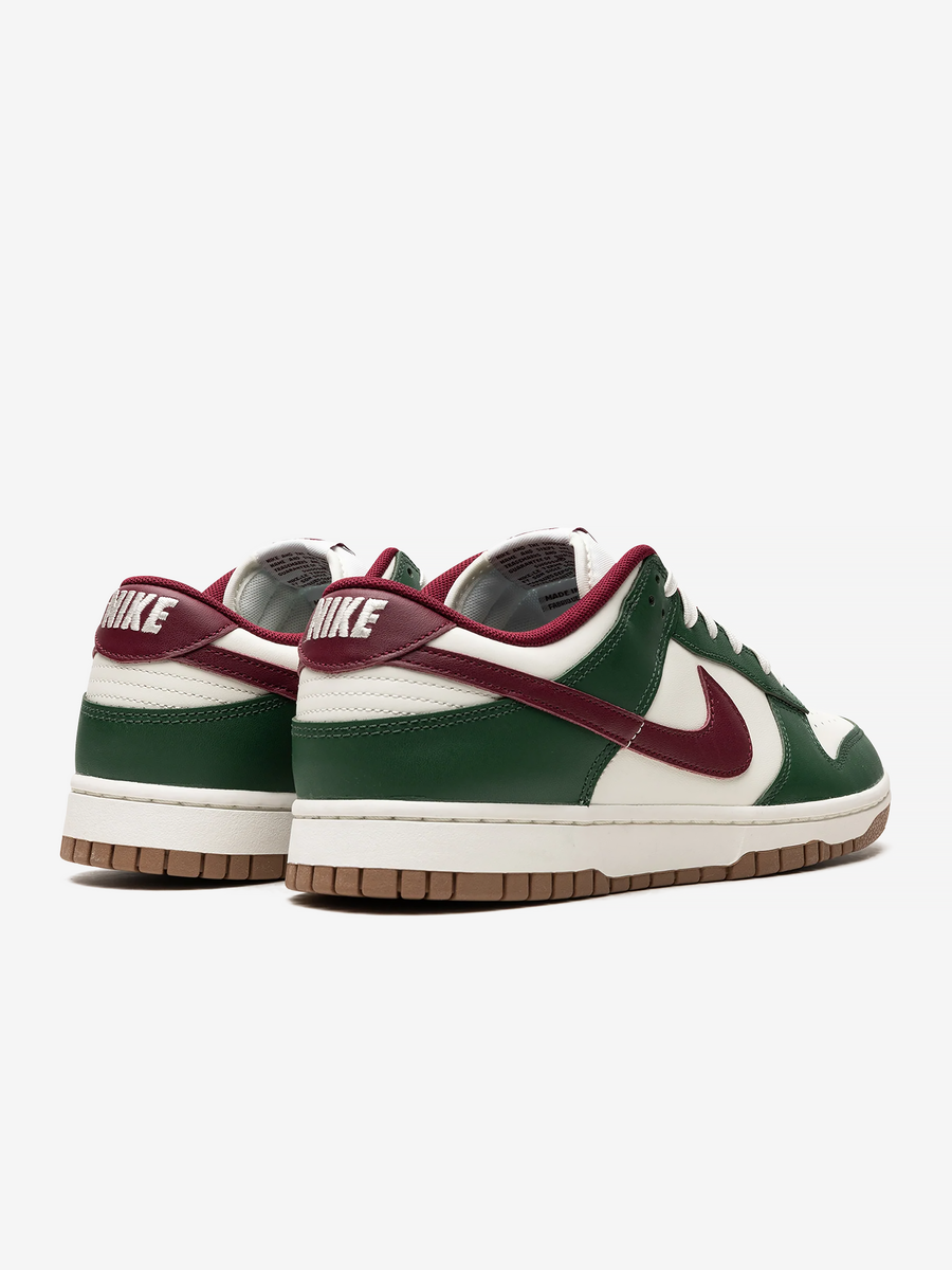 NIKE — Кроссовки Dunk Low Retro Green/Beige/Bordo