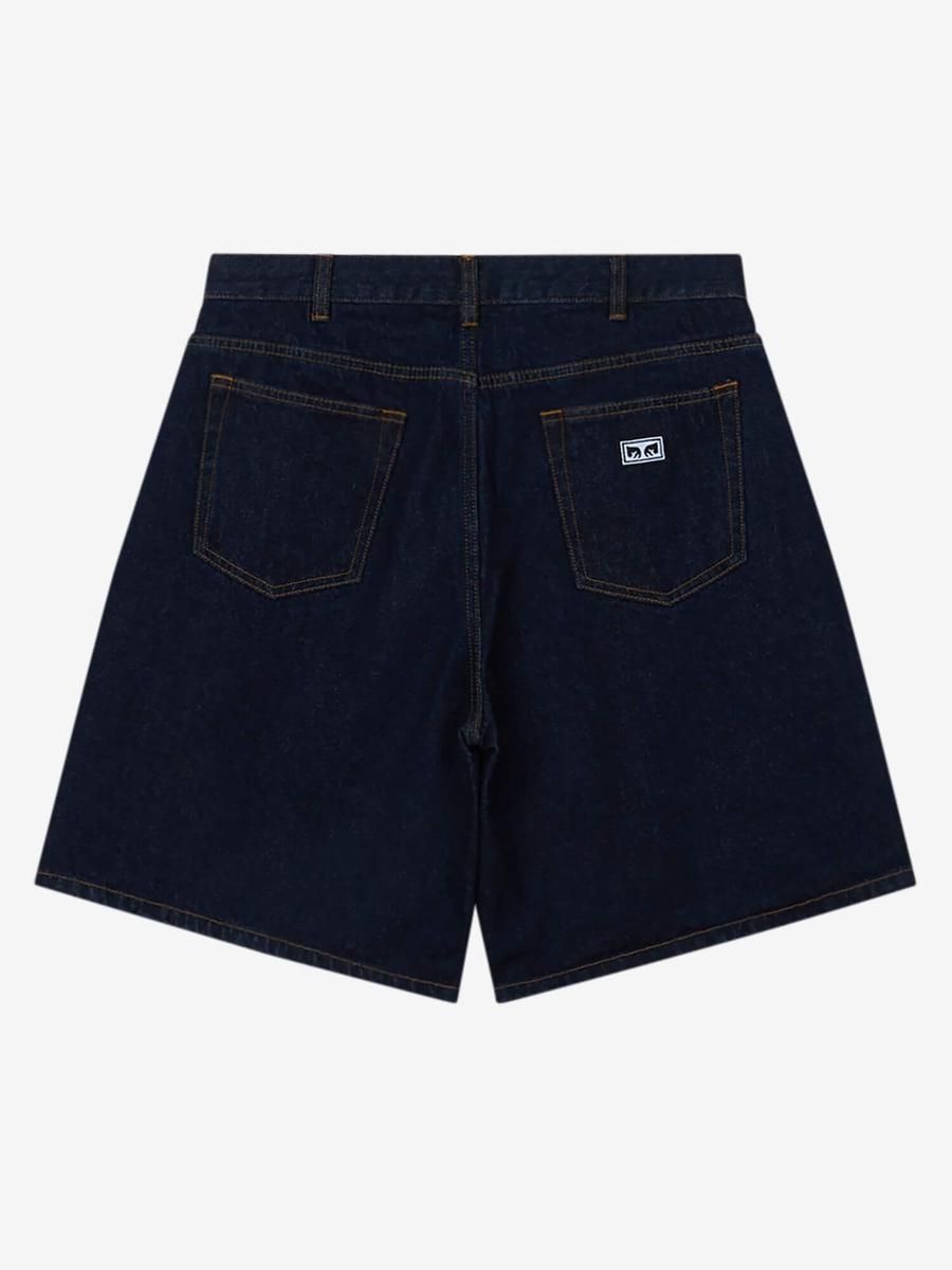 OBEY — Шорты Bigwig Baggy Denim Short Rinse Indigo
