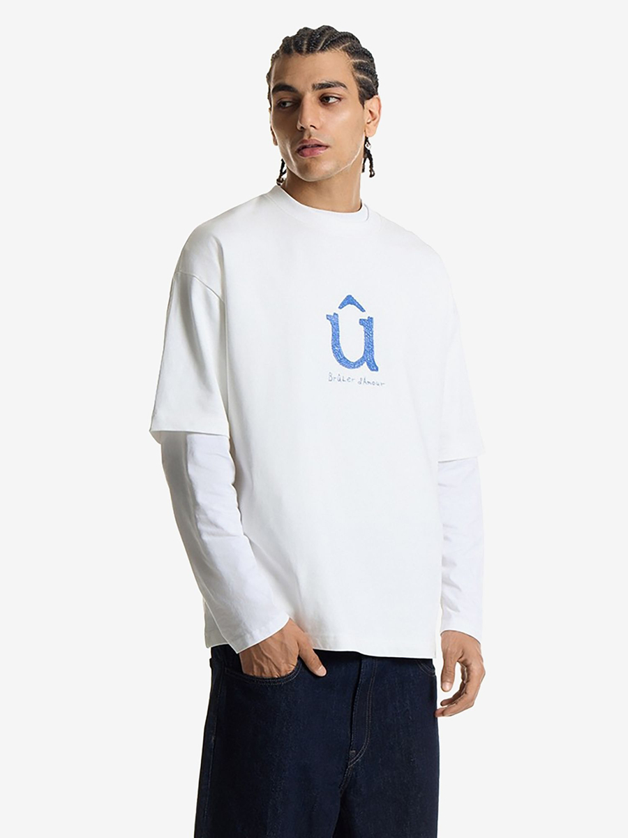 BRÛLER D’AMOUR — Футболка Û T-shirt White