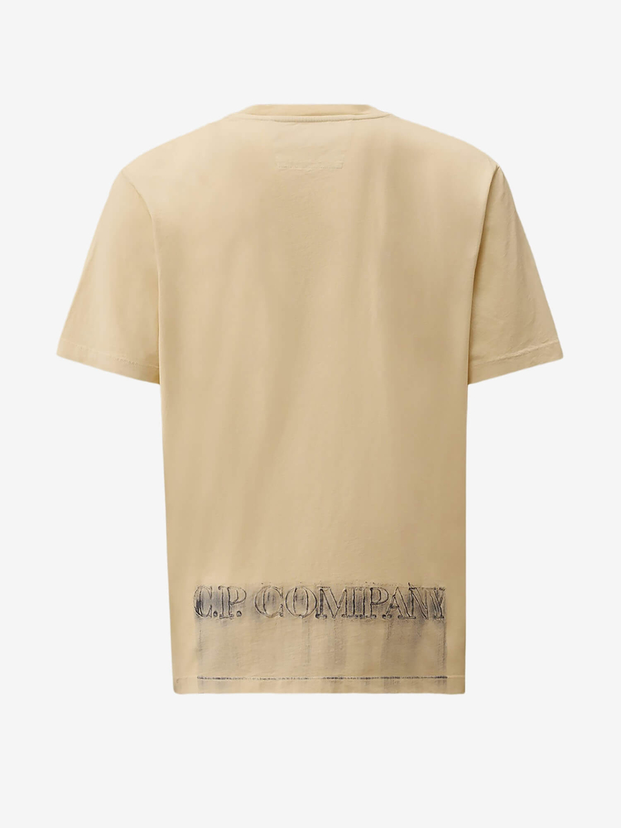 C.P. COMPANY — Футболка 24/1 Jersey SS Logo Tee Frozen Dew