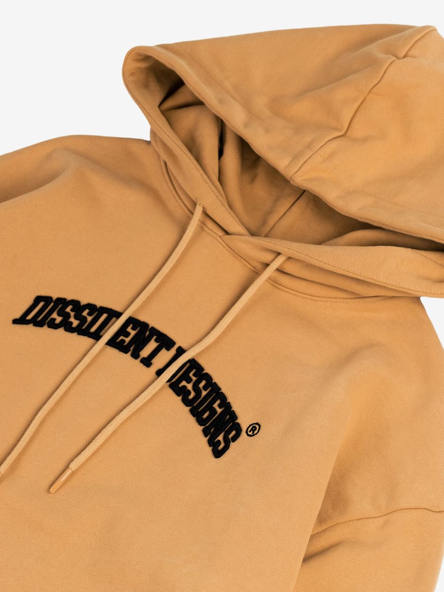 DISSIDENT — Худи DD Arch Logo Heavy Cotton Camel