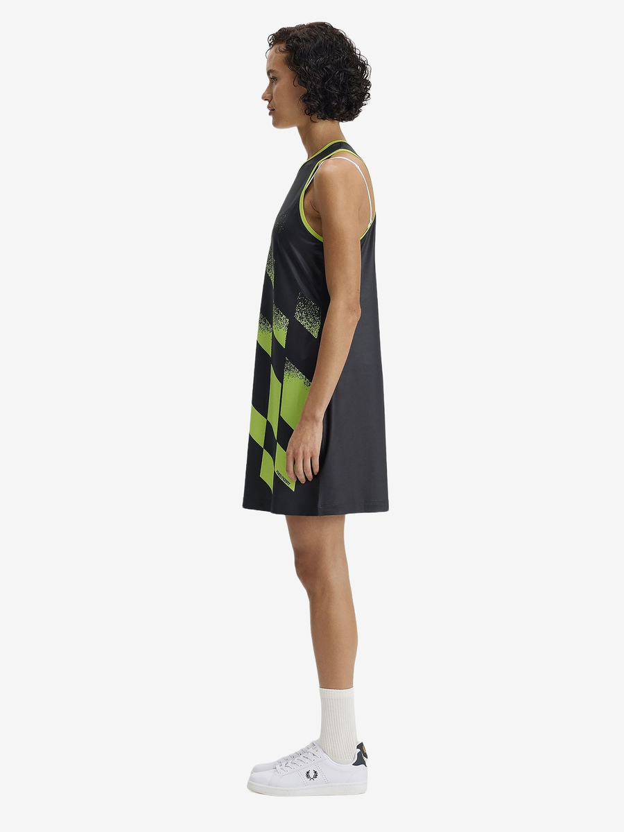FRED PERRY — Платье Tennis Printed Dress Anchor Grey