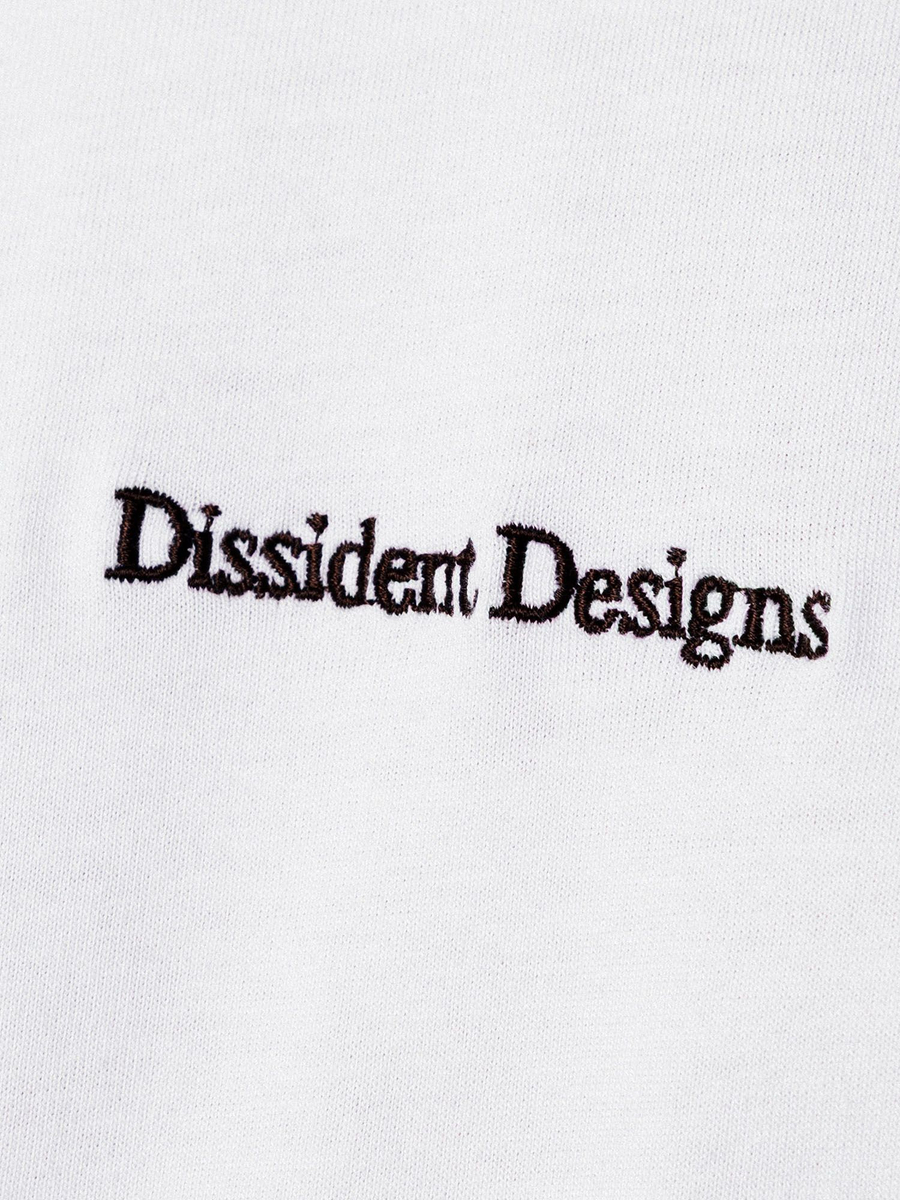 DISSIDENT — Футболка DD Logo Tee in White