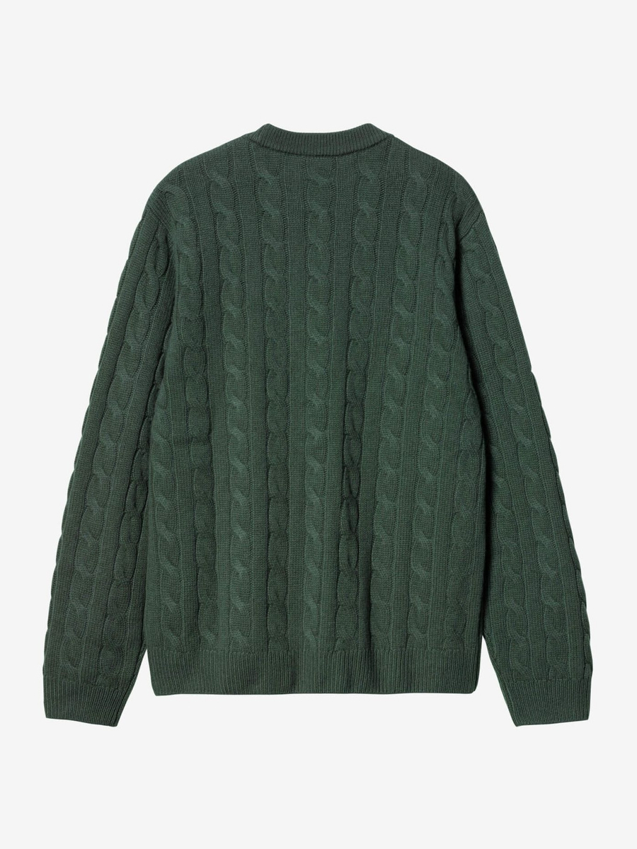 CARHARTT WIP — Свитер Вязаный Signature Sycamore Tree/Dusty Rose