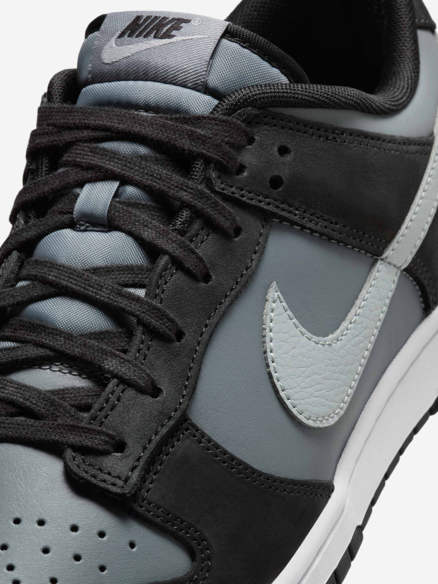 NIKE — Кроссовки Dunk Low Black/Light Smoke Grey