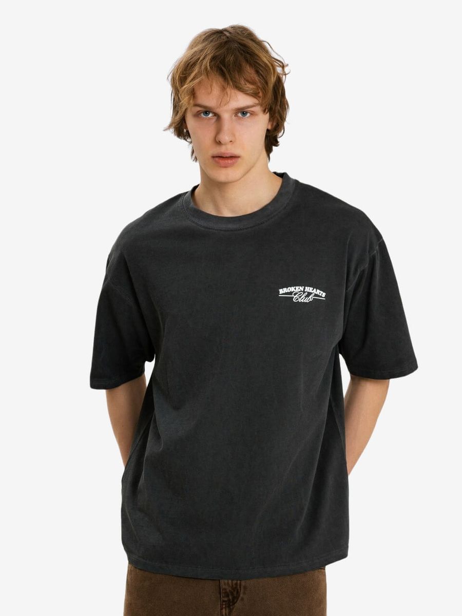 DISSIDENT — Футболка BHC Dyed Tee Asphalt