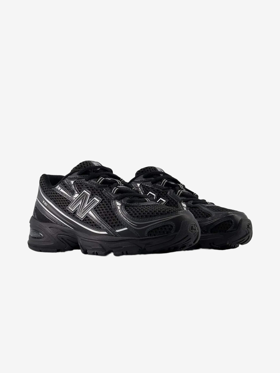 NEW BALANCE — Кроссовки 740 Black/Silver Metallic