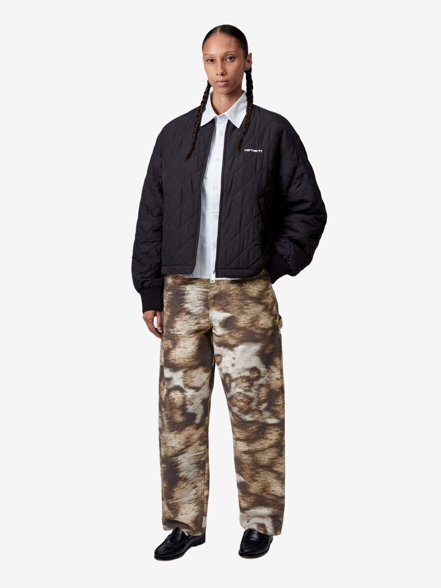 CARHARTT WIP — Джинсы W Brandon Single Knee Wild Dog Print (Stone Washed)