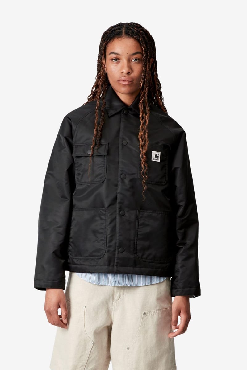 CARHARTT WIP — Куртка Alumni Chore Coat Black/Scarlet