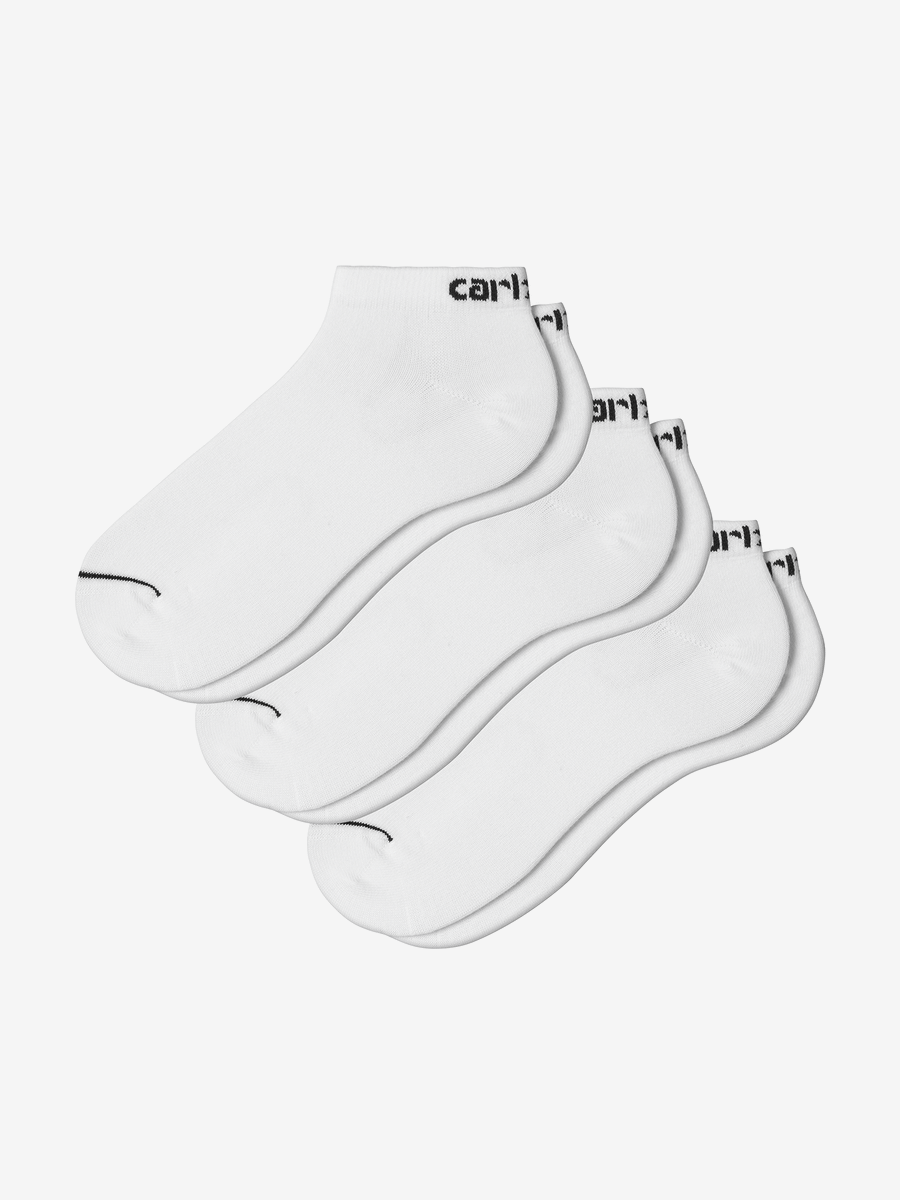 CARHARTT WIP — Носки набор Script Sneakers Socks White/Black+White/Black+White/Black os
