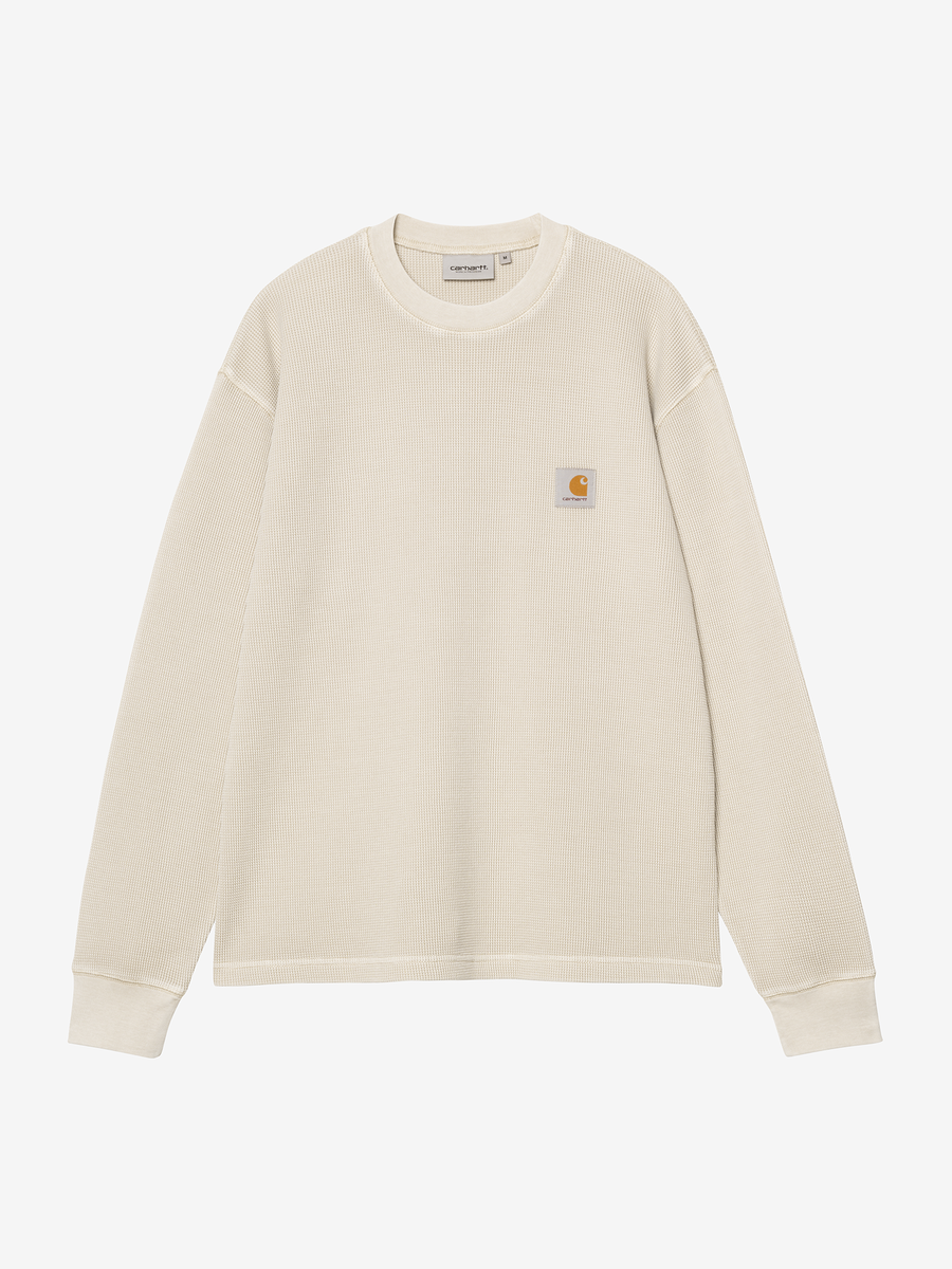 CARHARTT WIP — Лонгслив L/S Vista Waffle Fleur De Sel (Garment Dyed)