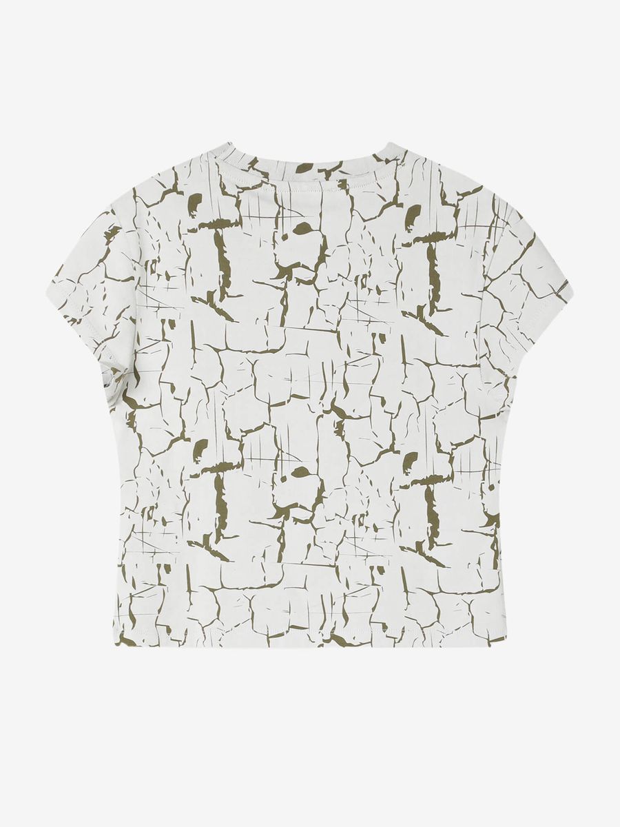 THE RAGGED PRIEST — Футболка Rift Baby Tee White/Green