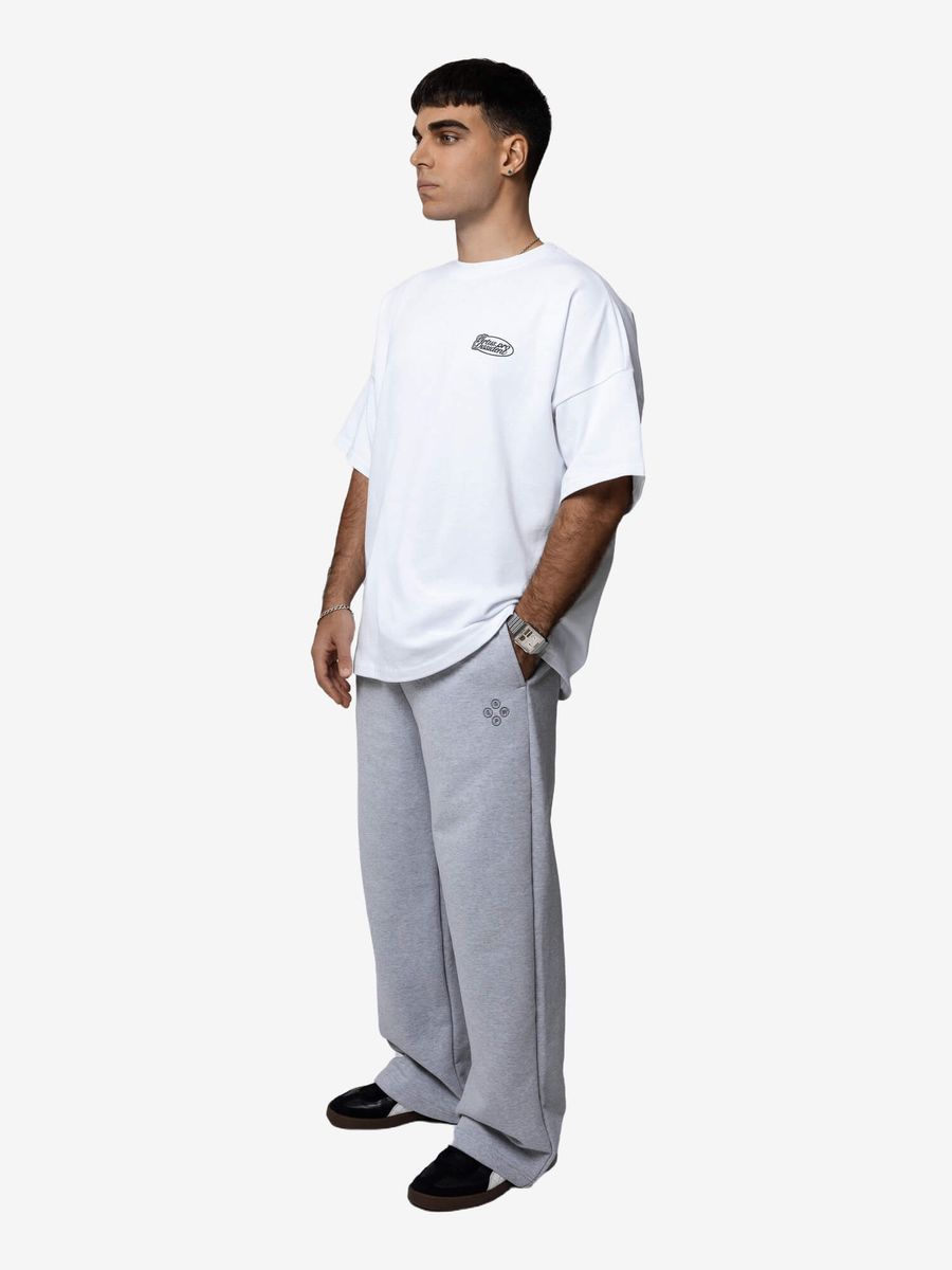 DISSIDENT — Штаны Buttons Heavy Sweatpants Grey Melange