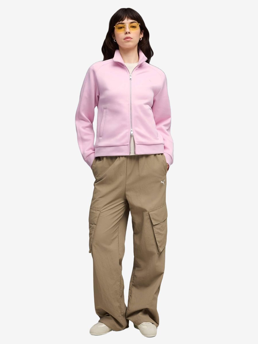 PUMA — Олимпийка T7 Track Jacket Pearl Pink