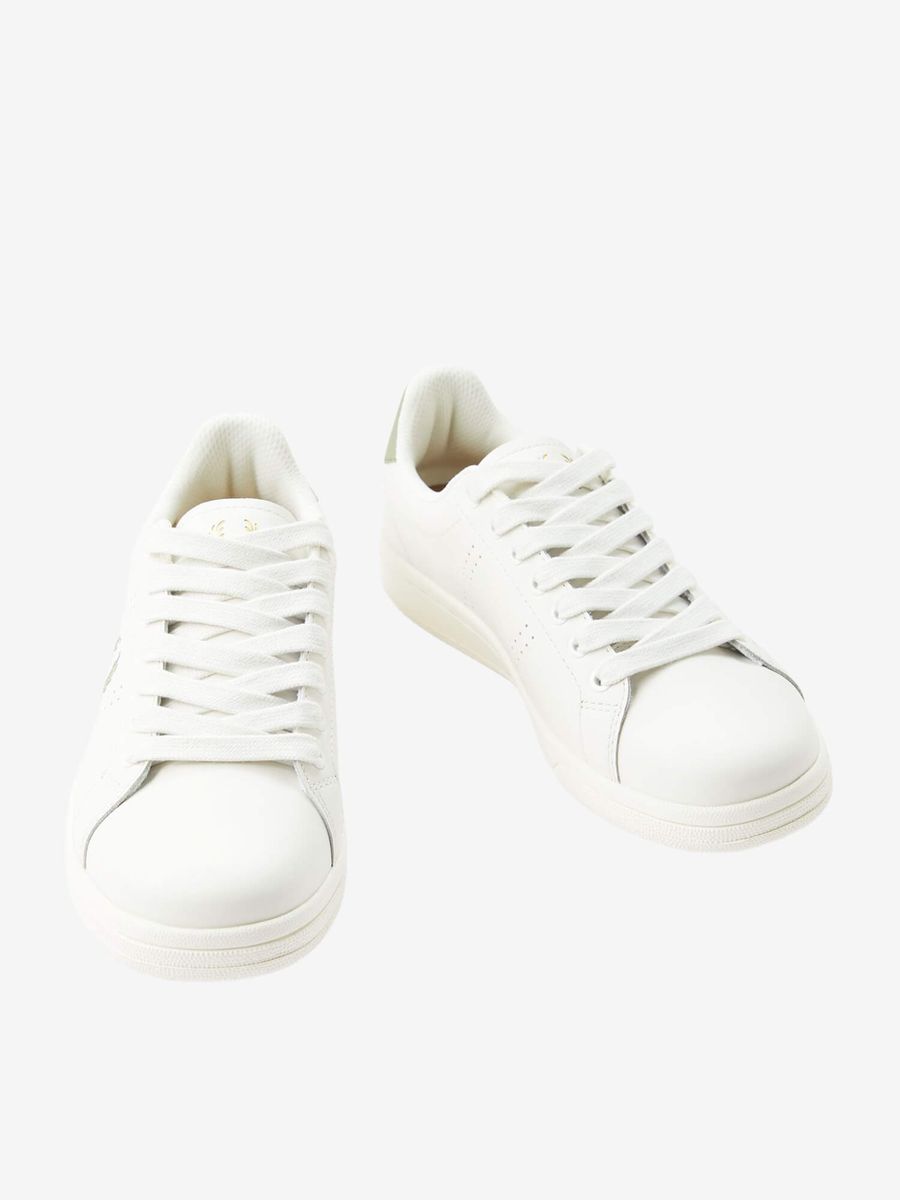 FRED PERRY — Обувь B721 Leather Light Ecru