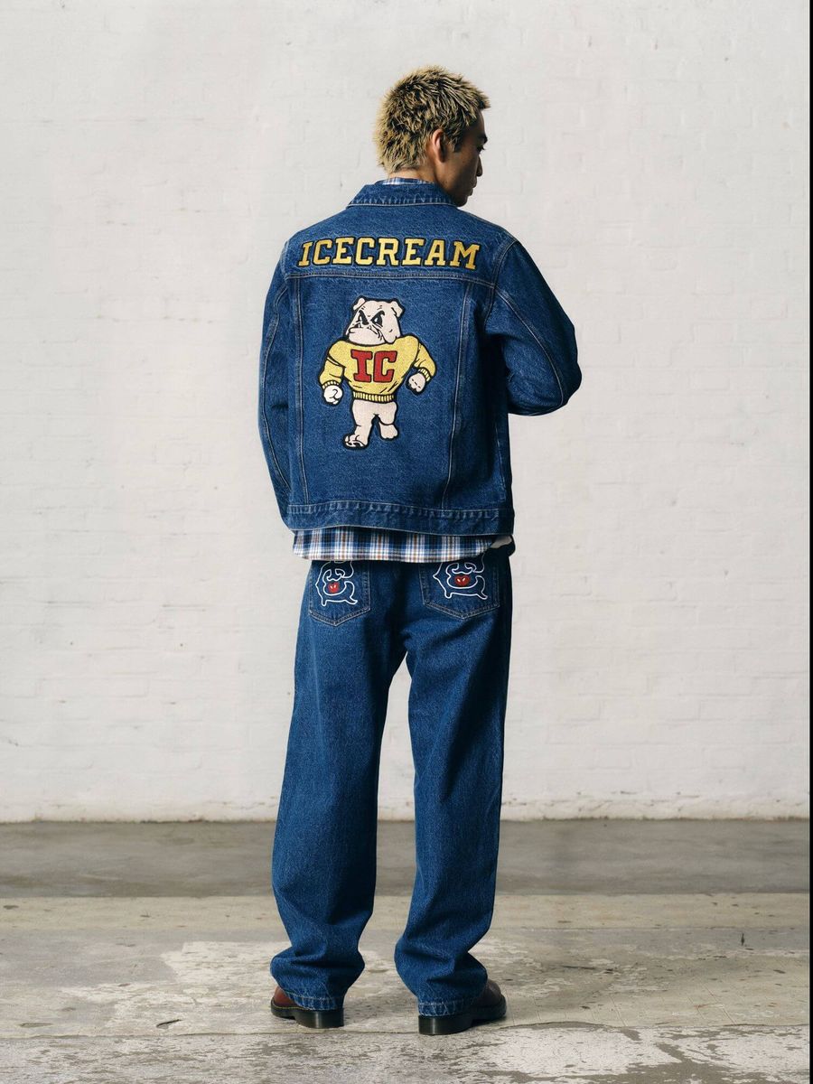ICECREAM — Куртка Mascot Denim Trucker Jacket Mid Wash Blue