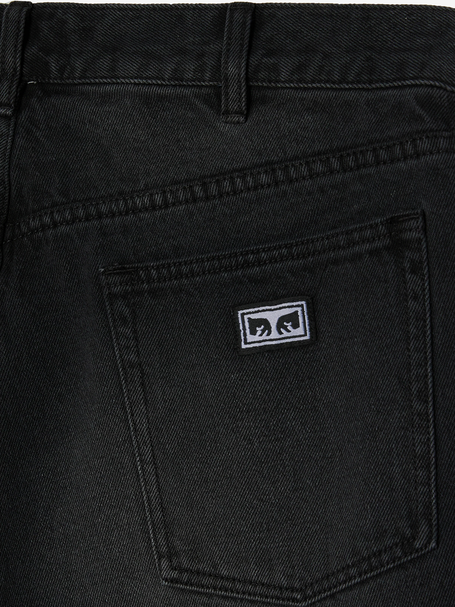 OBEY — Джинсы Bigwig Baggy Denim Heavy Vintage Black