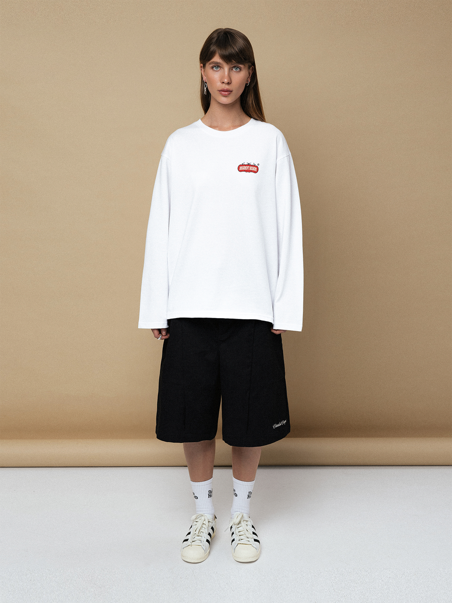 DISSIDENT — Лонгслив Organic Longsleeve in White