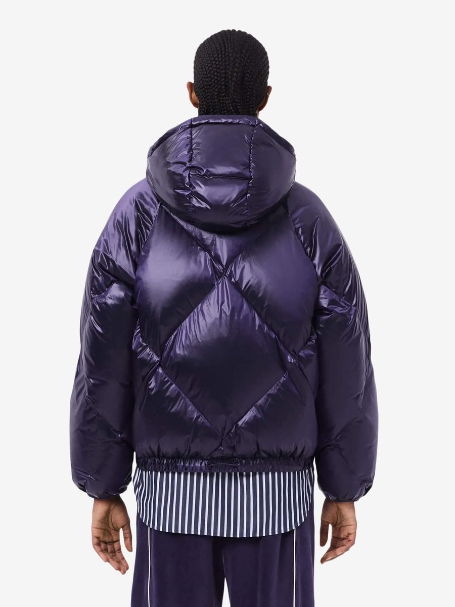 LACOSTE — Куртка W Oversized Puffer Cropped Violet