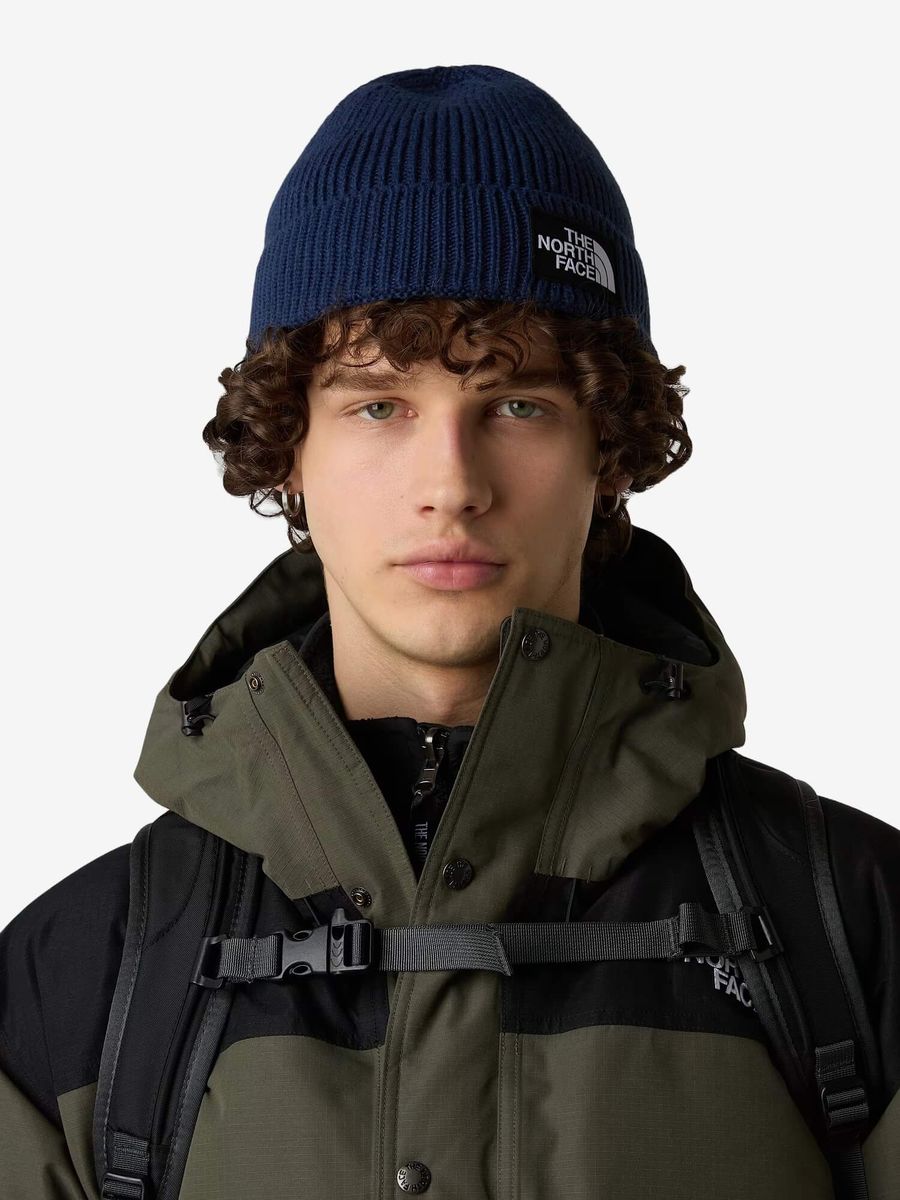 THE NORTH FACE — Шапка Logo Cuff Beanie Summit Navy