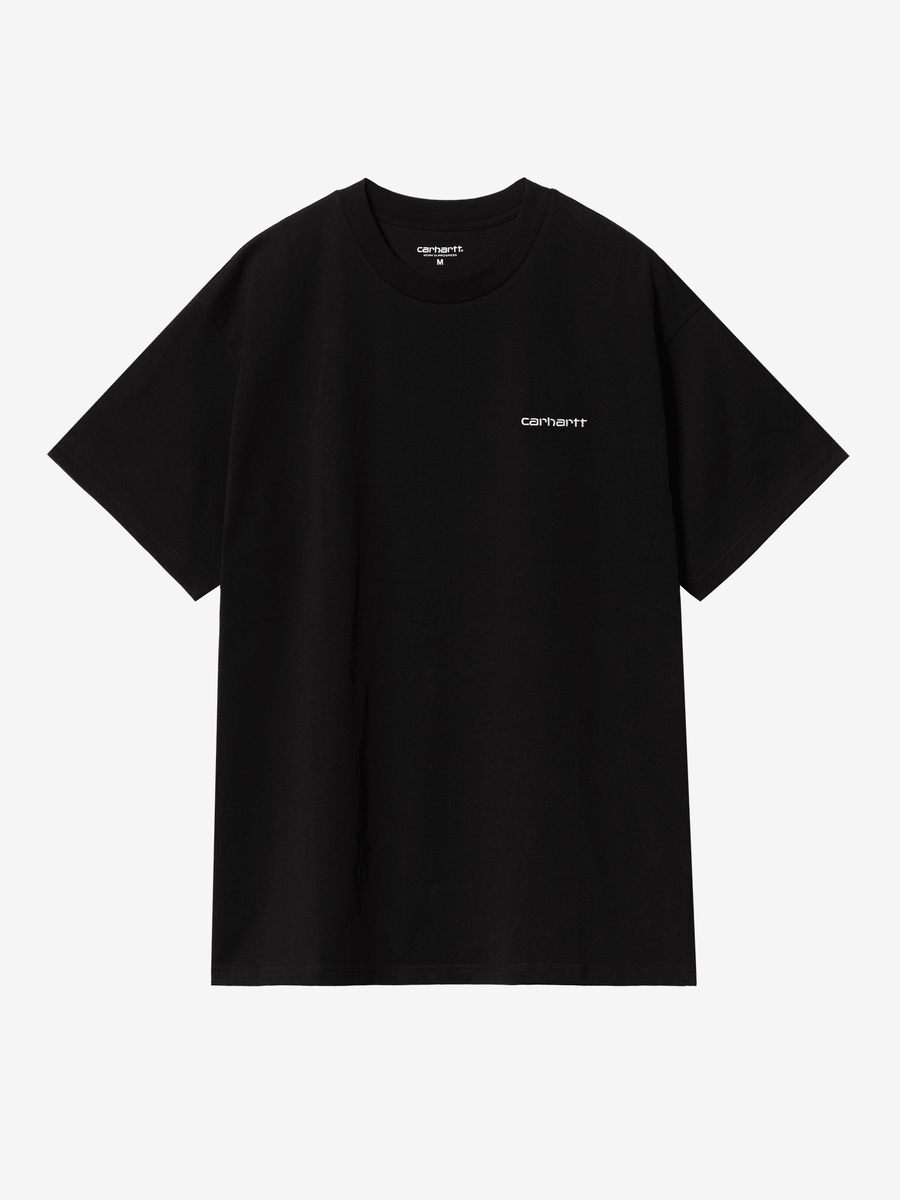 CARHARTT WIP — Футболка Script Embroidery Black/White