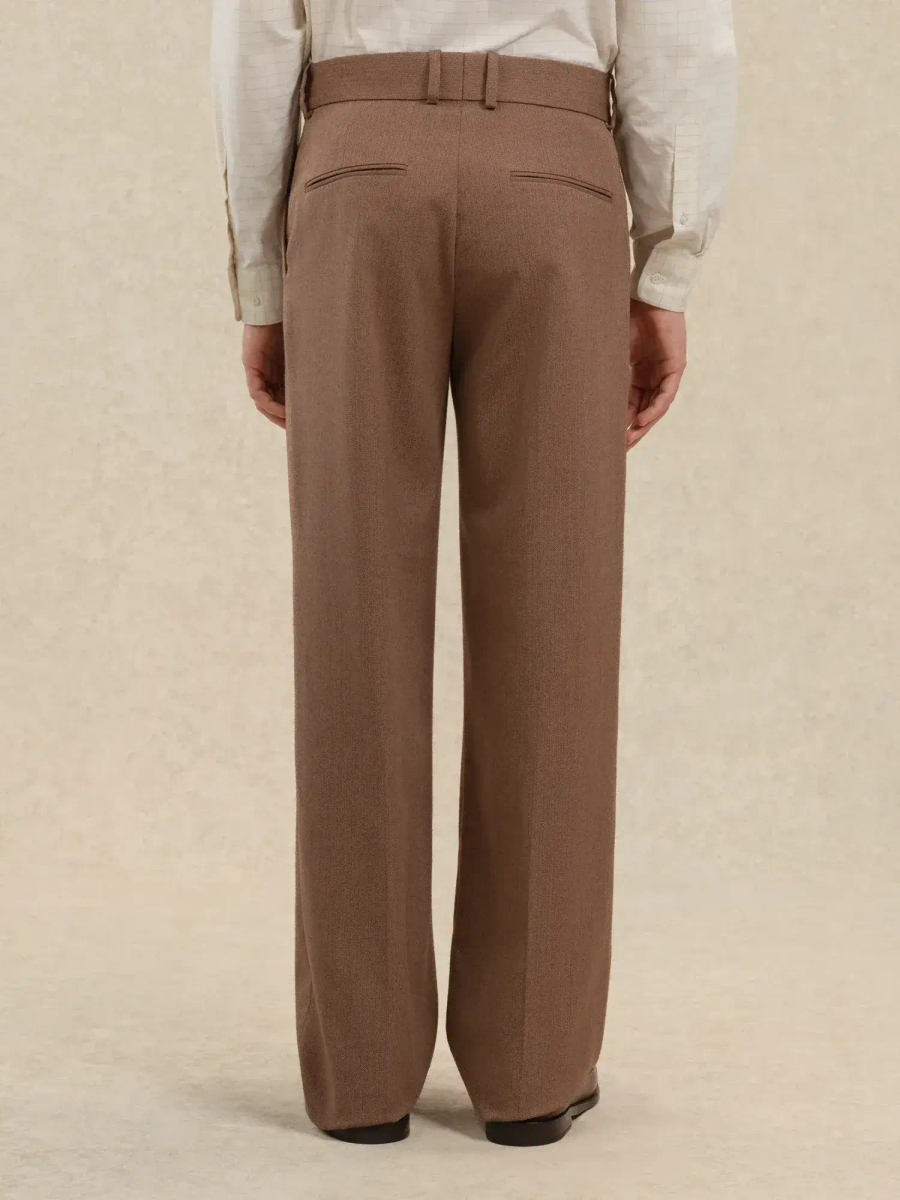 DRÔLE DE MONSIEUR — Брюки Pantalon Golfeur Chevrons Brown