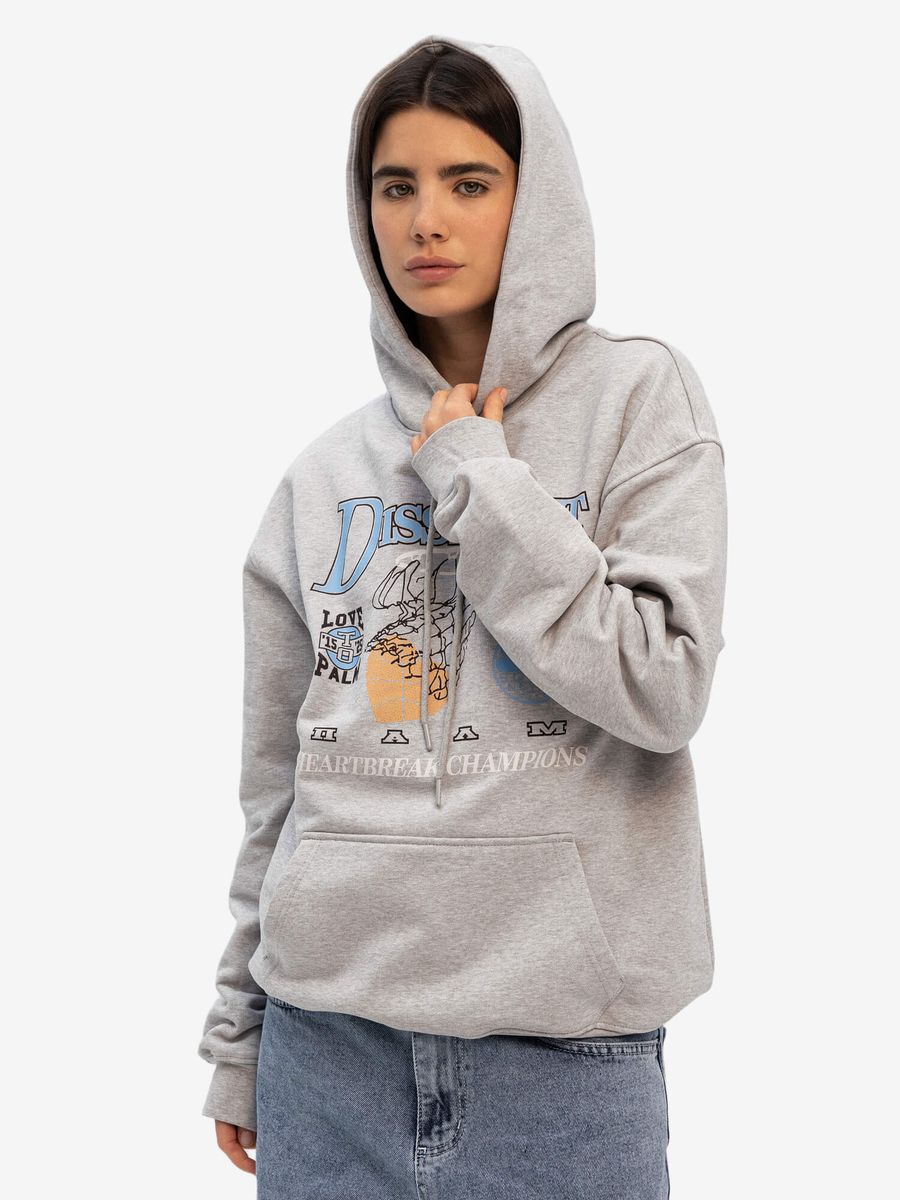 DISSIDENT — Худи Heartbreak Champs Grey Melange