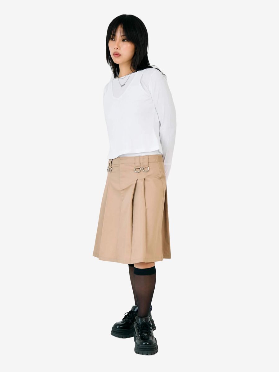 THE RAGGED PRIEST — Юбка Clerk Skirt Beige