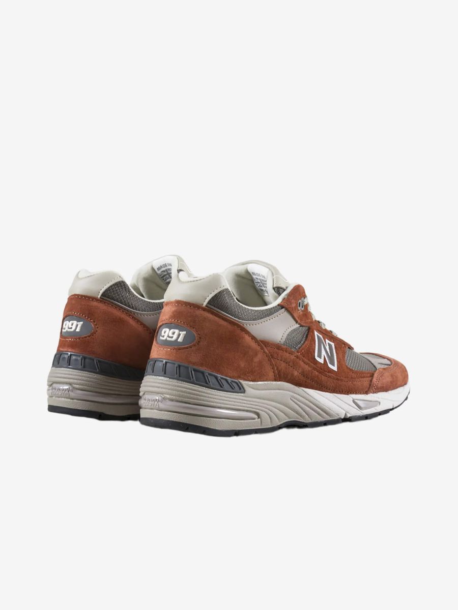 NEW BALANCE — Кроссовки M991 Orange/Sequoia Falcon