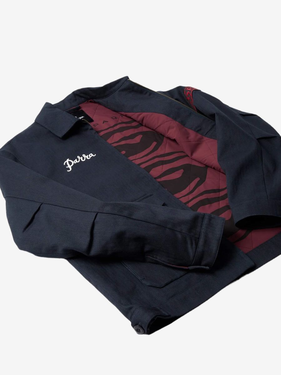 BY PARRA — Куртка Pumping Gas Jacket Navy Blue